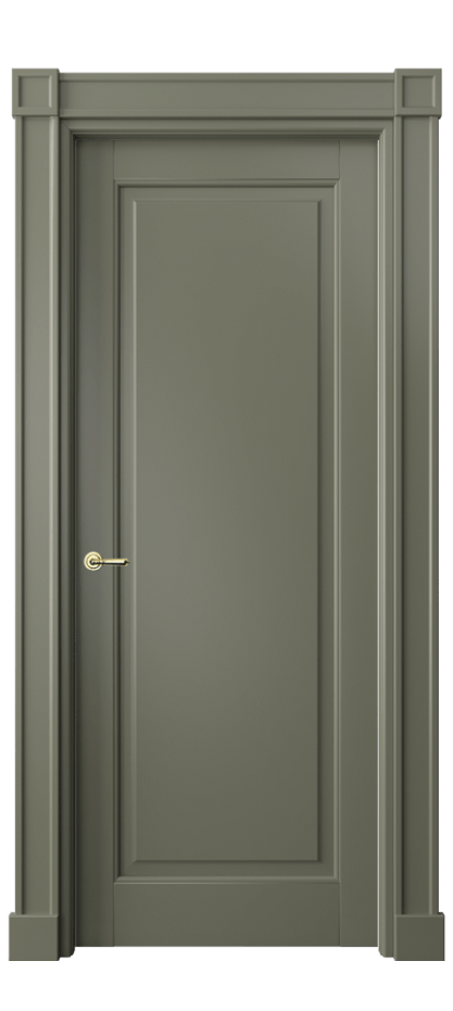 Межкомнатная дверь Тоскана Плано 6301 Матовый оливковый тёмный  Цена 133039 ₽ | Volhovec