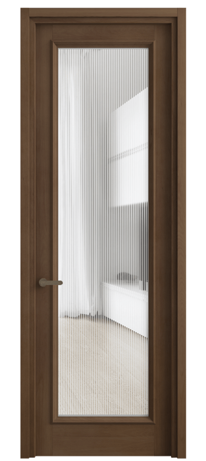 Дверь межкомнатная Шарм 6702 Бук тёмный матовый Рифлёное стекло "Дюна", триплекс Узкий классический наличник БТМ Цена 116999 ₽ Наличники уже входят в базовый комплект. Фабрика дверей Волховец 8 (800) 551 43 19 Межкомнатная дверь Шарм 6702 Бук тёмный матовый Рифлёное стекло "Дюна", триплекс Цена 116999 ₽ | Volhovec