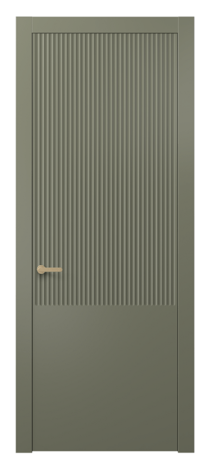 Межкомнатная дверь Alba 8646 Матовый оливковый тёмный  Цена 39690 ₽ | Volhovec