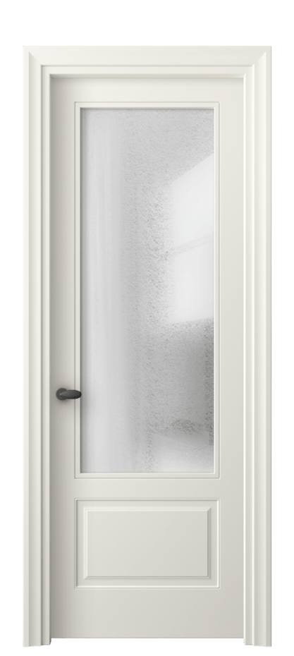 Межкомнатная дверь Esse 8542 Матовый жемчужный Фактурное стекло "Лёд", триплекс, 8 мм Цена 57679 ₽ | Volhovec