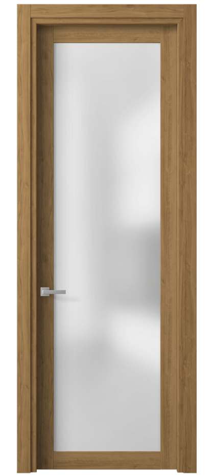 Межкомнатная дверь Planum 2102 Грецкий орех Сатинированное стекло Цена 28250 ₽ | Volhovec