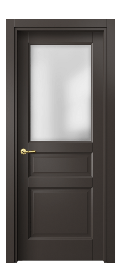 Межкомнатная дверь Galant 1432 Матовый антрацит Сатинированное стекло Цена 52399 ₽ | Volhovec