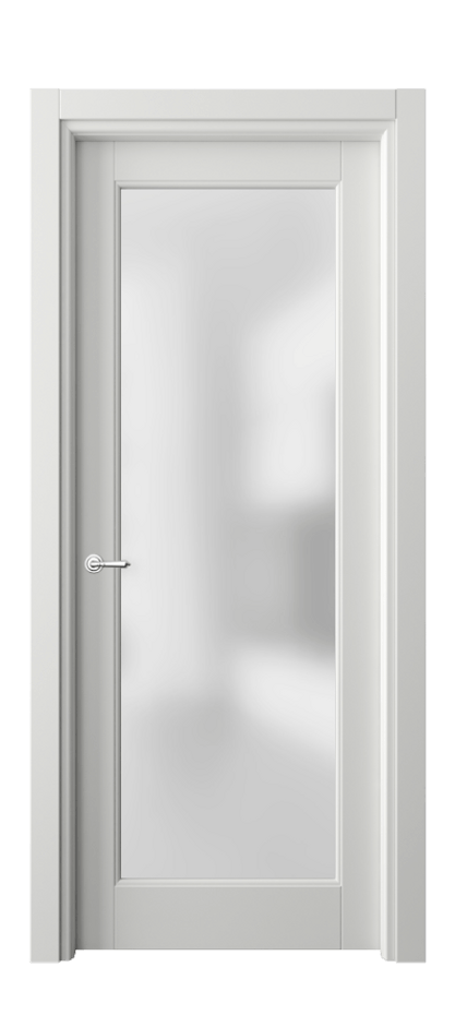 Межкомнатная дверь Toscana Litera 6300 Бук светло-серый Сатинированное стекло Цена 94599 ₽ | Volhovec