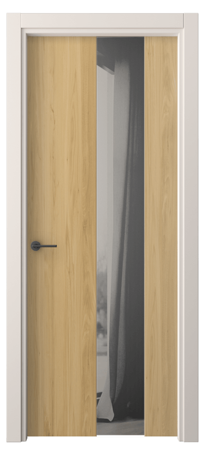 Межкомнатная дверь Freedom 4226 Солнечный вяз Двустороннее серое зеркало, триплекс Цена 42799 ₽ | Volhovec