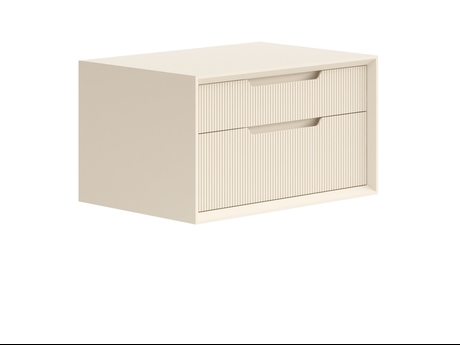 Мебель Тумба подвесная прикроватная Velvet 2 ящика. Цвет Матовый светло-бежевый. Материал Гладкая эмаль. Коллекция Тумба подвесная прикроватная Velvet 2 ящика. Фото. Мебель Тумба подвесная прикроватная Velvet 2 ящика. Цвет Матовый светло-бежевый. Материал Гладкая эмаль. Коллекция Тумба подвесная прикроватная Velvet 2 ящика. Картинка.