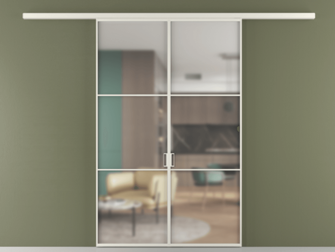 Перегородка Формато вдоль стены 2 створки АЛПР 040.03 Алюминий Белый Сатинированное стекло "Мателюкс Кристал Вижн", калёное, матовое, каленое 6 мм. Скрытый короб БЕЛ Цена 207900 ₽ 1. Полотно 2 шт. (800/2100 мм)
2. Комплект установки раздвижной системы
3. Базовый комплект фурнитуры
4.Ручка Рондо. Фабрика дверей Волховец 8 (800) 551 43 19 Перегородка Формато вдоль стены 2 створки АЛПР 040.03 Алюминий Белый Сатинированное стекло "Мателюкс Кристал Вижн", калёное, матовое, каленое 6 мм Цена 207900 ₽ | Volhovec