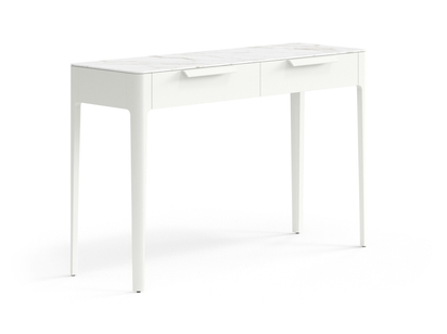 Мебель Консоль Piega 2 ящика. Цвет Матовый жемчужный. Материал Гладкая эмаль. Коллекция Консоль Piega 2 ящика. Фото. Мебель Консоль Piega 2 ящика. Цвет Матовый жемчужный. Материал Гладкая эмаль. Коллекция Консоль Piega 2 ящика. Картинка.