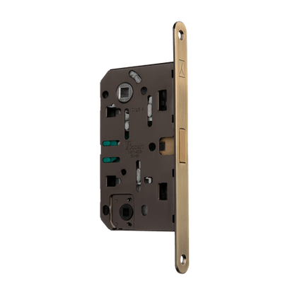 Фурнитура для дверей Магнитный замок с ответной планкой. Цвет Матовая бронза. Коллекция Магнитный замок с ответной планкой. Картинка.