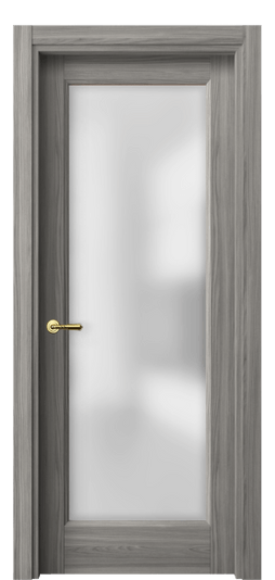 Дверь межкомнатная 1402 ИМЯ САТ. Цвет Имбирный ясень. Материал Ciplex ламинатин. Коллекция Galant. Картинка.