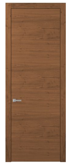 Дверь межкомнатная 0010 ОУММ. Цвет Орех умбра матовый. Материал Шпон Naturwood. Коллекция Planum. Картинка.