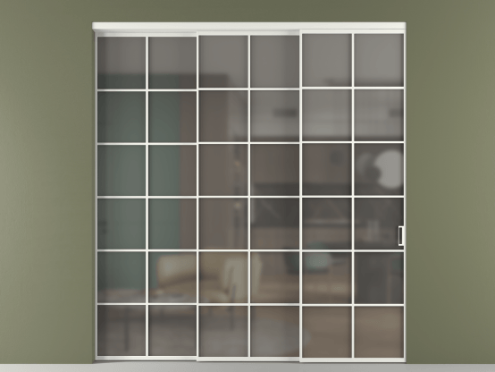 Алюминевая перегородка vn3_05_ Алюминий светло-серый Серый сатин матовое. Цвет Алюминий светло-серый. Материал Алюминий в эмали. Коллекция Перегородка Formato внутри проёма 3 створки с синхронным механизмом. Фото. Алюминевая перегородка vn3_05_ Алюминий светло-серый Серый сатин матовое. Цвет Алюминий светло-серый. Материал Алюминий в эмали. Коллекция Перегородка Formato внутри проёма 3 створки с синхронным механизмом. Картинка.