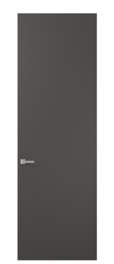 Дверь межкомнатная ПУ 0010 ПЭГФ. Цвет ПЭТ графитовый. Материал ПЭТ. Коллекция Планум. Картинка.