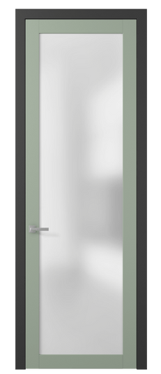 Дверь межкомнатная 2102 ПЭСО САТ. Цвет ПЭТ светло-оливковый. Материал ПЭТ. Коллекция Planum. Картинка.