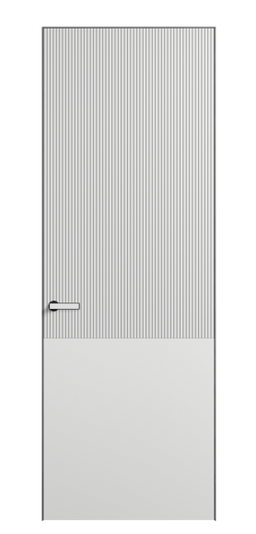 Дверь межкомнатная ПУ 8205 МБЛ Матовый белоснежный. Цвет Матовый белоснежный. Материал Гладкая эмаль. Коллекция Velvet. Картинка.