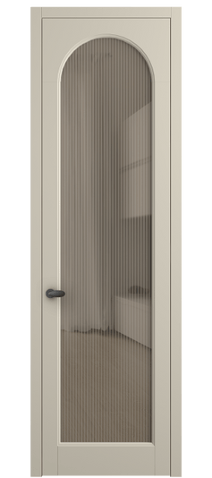 Дверь межкомнатная 6804 МБСР MORU Бронза. Цвет Матовый бежево-серый. Материал Гладкая эмаль. Коллекция Palazzo. Картинка.