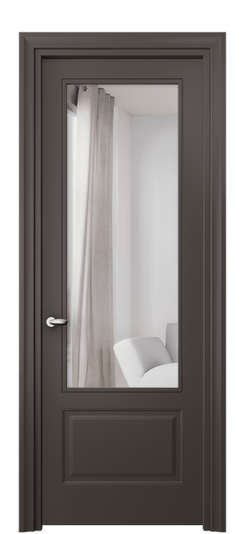 Межкомнатная дверь 8542 МАН ЗЕР. Цвет Матовый антрацит. Материал Гладкая эмаль. Коллекция Esse. Фото. Дверь межкомнатная 8542 МАН ЗЕР. Цвет Матовый антрацит. Материал Гладкая эмаль. Коллекция Esse. Картинка.