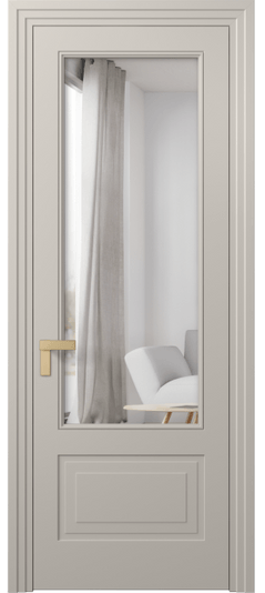 Межкомнатная дверь 8342 МСБЖ Двустороннее зеркало. Цвет Матовый светло-бежевый. Материал Гладкая эмаль. Коллекция Rocca. Фото. Дверь межкомнатная 8342 МСБЖ Двустороннее зеркало. Цвет Матовый светло-бежевый. Материал Гладкая эмаль. Коллекция Rocca. Картинка.