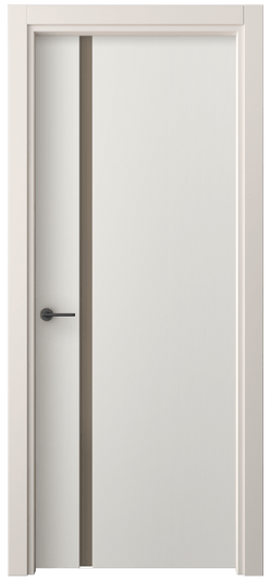 Дверь межкомнатная 4222 ПЭБЛ БР САТ. Цвет ПЭТ белоснежный. Материал ПЭТ. Коллекция Freedom. Картинка.