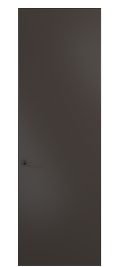 Дверь межкомнатная 0010 МАН Матовый антрацит. Цвет Матовый антрацит. Материал Гладкая эмаль. Коллекция Planum Pro. Картинка.