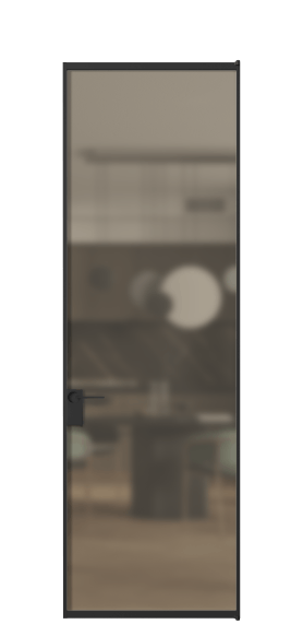 Межкомнатная дверь АЛПЛ040.01 Бронза сатин триплекс ЧЕР. Цвет Алюминий Черный. Материал Алюминий. Коллекция Formato. Фото. Дверь межкомнатная АЛПЛ040.01 Бронза сатин триплекс ЧЕР. Цвет Алюминий Черный. Материал Алюминий. Коллекция Formato. Картинка.